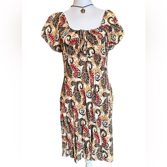 Manuhealii Dresses & Skirts - Manuhealii Vintage paisley a Hawaiian Collection Aloha dress size Small